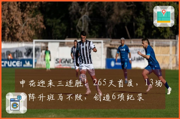 申花迎来三连胜！265天首度，13场对阵升班马不败，创造6项纪录